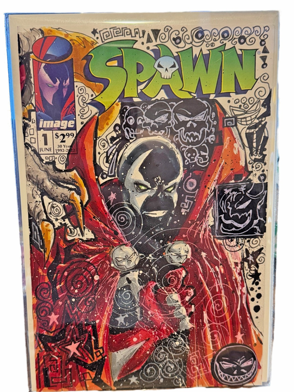 Spawn 30th Anniversary Blank Sketch Variant Cover Image Comics 2022
